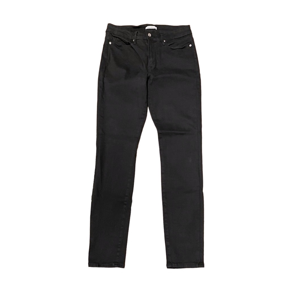 Good American good legs black skinny jeans